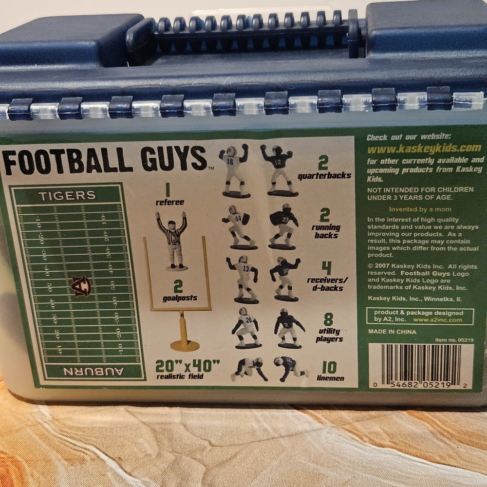 Auburn Tigers Football Guys Playset 26 Players Complete Set Kaskey Kids - Picture 14 of 16